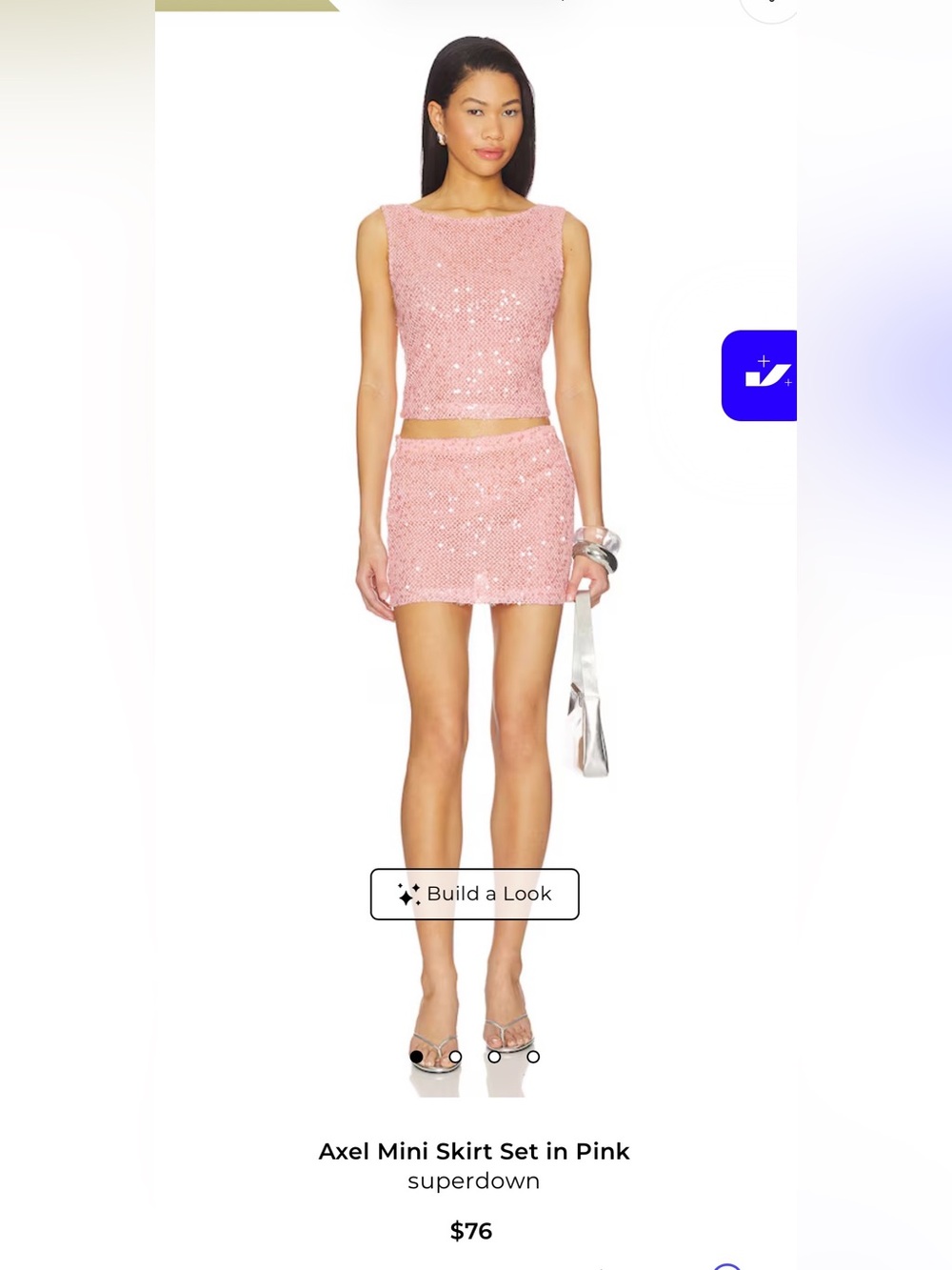 superdown Pink Sequin Axel set